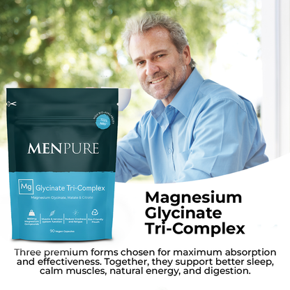 Menpure Magnesium Glycinate Tri-Complex