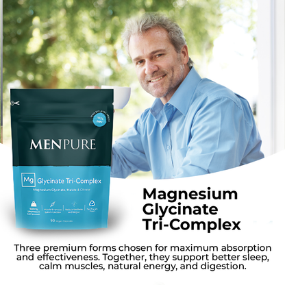 Menpure Magnesium Glycinate Tri-Complex